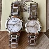 Buy Shop Burberry The City Silver Dial Silver Steel Strap Watch for Women - BU9000 USA Online