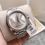 Buy Shop Michael Kors Bradshaw Quartz Silver Dial Silver Steel Strap Watch For Women - MK6554 USA Online