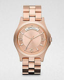 Buy Shop Marc Jacobs Baby Dave Rose Gold Dial Rose Gold Steel Strap Watch for Women - MBM3235 USA Online