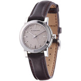 Burberry The City Beige Dial Brown Leather Strap Watch for Women - BU9208