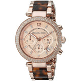 Buy Shop Michael Kors Parker Rose Gold Dial Two Tone Steel Strap Watch for Women - MK5538 USA Online