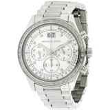 Buy Shop Michael Kors Brinkley Diamonds Silver Dial Silver Steel Strap Watch for Women - MK6186 USA Online
