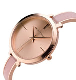 Buy Shop Michael Kors Jaryn Analog Gold Dial Pink Steel Strap Watch For Women - MK4343 USA Online