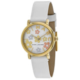 Buy Shop Marc Jacobs Roxy White Dial White Leather Strap Watch for Women - MJ1607 USA Online