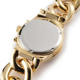 Buy Shop Michael Kors Runway Twist Gold Dial Gold Stainless Steel Strap Watch for Women - MK3131 USA Online