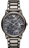 Buy Shop Emporio Armani Luigi Analog Grey Dial Grey Steel Strap Watch For Men - AR11155 USA Online