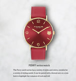 Buy Shop Coach Perry Red Dial Red Leather Strap Watch for Women - 14503867 USA Online