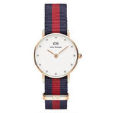 Buy Shop Daniel Wellington Classy Oxford White Dial Two Tone Nylon Strap Watch For Women - DW00100064 USA Online