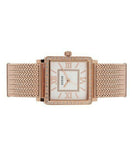 Buy Shop Guess Highline Off White Dial Rose Gold Stainless Steel Mesh Strap Watch For Women - W0826L3 USA Online