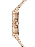 Buy Shop Guess Crown Jewel Multifunction Diamonds White Dial Rose Gold Steel Strap Watch For Women - GW0410L3 USA Online