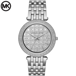 Buy Shop Michael Kors Darci Silver Dial Silver Steel Strap Watch for Women - MK3437 USA Online