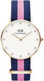 Buy Shop Daniel Wellington Classy Winchester White Dial Two Tone NATO Strap Watch For Women - DW00100077 USA Online