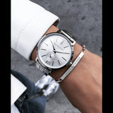 Buy Shop Michael Kors Jaryn Quartz Silver Dial Silver Steel Strap Watch For Women - MK3499 USA Online