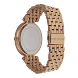 Buy Shop Michael Kors Darci Red DIal Rose Gold Stainless Steel Strap Watch for Women - MK3378 USA Online