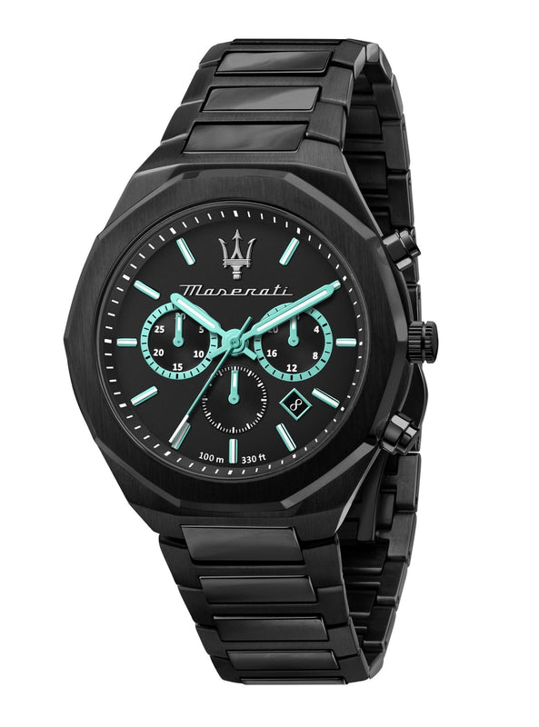 Buy Shop Maserati Stile Aqua Edition Chronograph Stainless Steel Watch For Men - R8873644001 USA Online