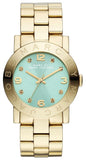 Buy Shop Marc Jacobs Amy Blue Dial Gold Steel Strap Watch for Women - MBM3301 USA Online