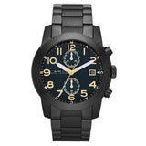 Marc Jacobs Larry Black Dial Black Stainless Steel Strap Watch for Men - MBM8606