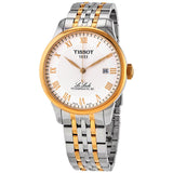 Buy Shop Tissot Le Locle Powermatic 80 Silver Dial Two Tone Steel Strap Watch For Men - T006.407.22.033.01 USA Online