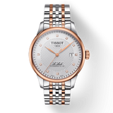 Buy Shop Tissot Le Locle Powermatic 80 Silver Dial Two Tone Steel Strap Watch For Men - T006.407.22.036.01 USA Online