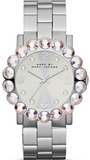 Buy Shop Marc Jacobs Amy Silver Dial Silver Steel Strap Watch for Women - MBM3222 USA Online