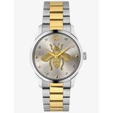 Buy Shop Gucci G Timeless Silver Dial Two Tone Steel Strap Watch For Women - YA1264131 USA Online