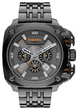 Buy Shop Diesel BAMF Chronograph Gray Dial Gray Steel Strap Watch For Men - DZ7344 USA Online