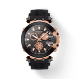 Buy Shop Tissot T Race Chronograph Black Dial Black Silicone Strap Watch For Men - T115.417.37.051.00 USA Online