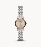 Buy Shop Emporio Armani Gianni T Bar Grey Dial Two Tone Steel Strap Watch For Women - AR1841 USA Online