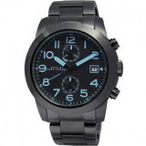 Buy Shop Marc Jacobs Larry Chronograph Black Dial Gunmetal Grey Steel Strap Watch for Men - MBM5031 USA Online