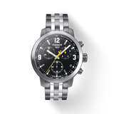 Buy Shop Tissot PRC 200 Chronograph Black Dial Stainless Steel Watch For Men - T0554171105700 USA Online
