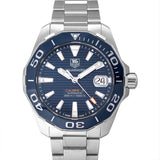 Buy Shop Tag Heuer Aquaracer Calibre 5 Blue Dial Silver Steel Strap Watch for Men - WAY211C.BA0928 USA Online