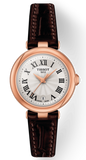 Buy Shop Tissot Bellissima Small Lady White Dial Brown Leather Strap Watch For Women - T126.010.36.013.00 USA Online