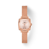 Buy Shop Tissot Lovely Square Lady Quartz Rose Gold Dial Rose Gold Mesh Bracelet Watch For Women - T058.109.33.456.00 USA Online