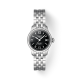 Buy Shop Tissot Le Locle Automatic Small Lady Black Dial Silver Steel Strap Watch For Women - T41.1.183.53 USA Online