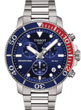 Tissot Seastar 1000 Chronograph Blue Dial Silver Steel Strap Watch For Men - T120.417.11.041.03