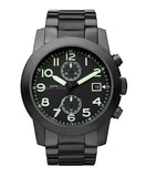 Buy Shop Marc Jacobs Larry Chronograph Black Dial Black Steel Strap Watch for Men - MBM5032 USA Online