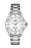 Tissot Seastar 1000 Lady White Dial Silver Steel Strap Unisex Watch - T120.210.11.011.00