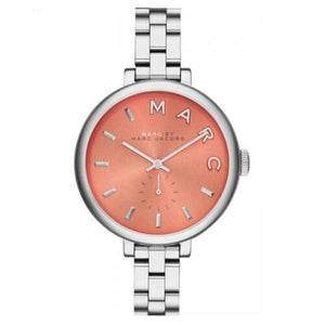 Buy Shop Marc Jacobs Sally Orange Dial Silver Steel Strap Watch for Women - MBM3365 USA Online