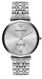 Buy Shop Emporio Armani Classic Silver Dial Silver Steel Strap Watch For Men - AR1819 USA Online