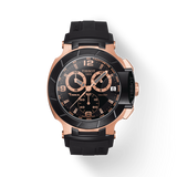Buy Shop Tissot T Race Chronograph Automatic Black Dial Black Rubber Strap Watch for Men - T048.417.27.057.06 USA Online
