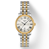 Buy Shop Tissot T Classic Carson Lady Premium Silver Dial Two Tone Steel Strap Watch For Women - T122.210.22.033.00 USA Online