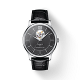 Buy Shop Tissot Tradition Powermatic 80 Open Heart Automatic Watch For Men - T063.907.16.058.00 USA Online