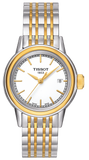 Buy Shop Tissot Carson Steel Lady White Dial Quartz Watch For Women - T085.210.22.011.00 USA Online