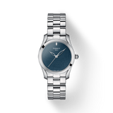 Buy Shop Tissot T Wave Donna Blue Dial Silver Steel Strap Watch For Women - T112.210.11.041.00 USA Online
