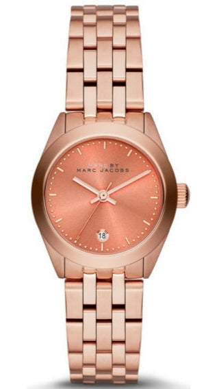 Buy Shop Marc Jacobs Peeker Pink Dial Rose Gold Stainless Steel Strap Watch for Women - MBM3377 USA Online