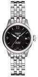 Buy Shop Tissot Le Locle Small Automatic Black Dial Silver Steel Strap Watch For Women - T41.1.183.54 USA Online