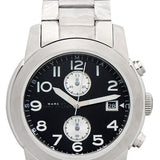 Buy Shop Marc Jacobs Larry Chronograph Black Dial Silver Steel Strap Watch for Men - MBM5050 USA Online
