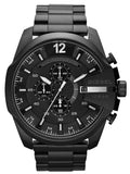 Buy Shop Diesel Mega Chief Chronograph Black Dial Black Steel Strap Watch For Men - DZ4283 USA Online