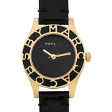 Buy Shop Marc Jacobs Blade Black Dial Black Leather Strap Watch for Women - MBM1159 USA Online