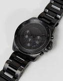 Buy Shop Michael Kors Alek Oversized Black Dial Black Steel Strap Watch For Men - MK8900 USA Online